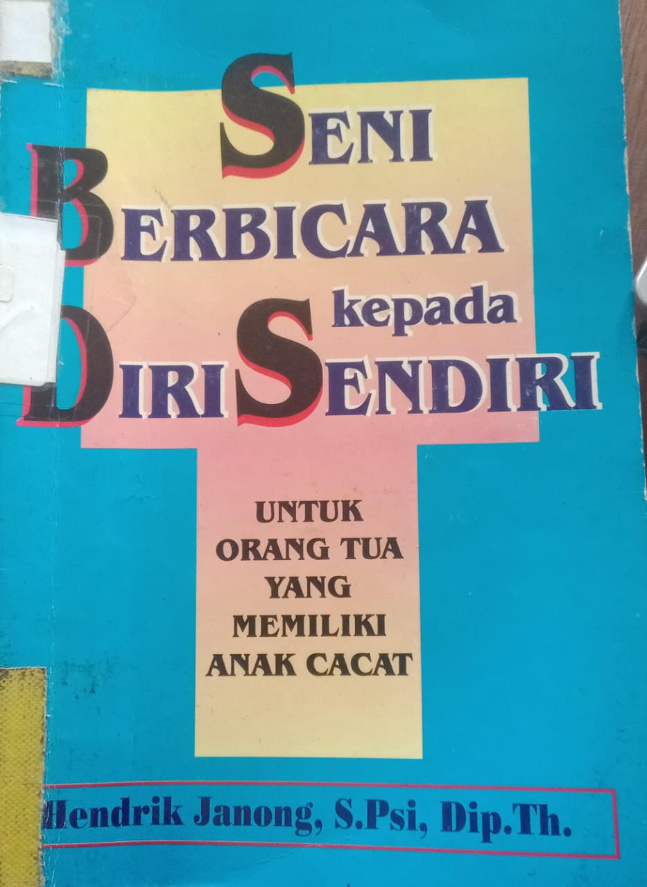 Cover buku SENI BERBICARA KEPADA DIRI SENDIRI