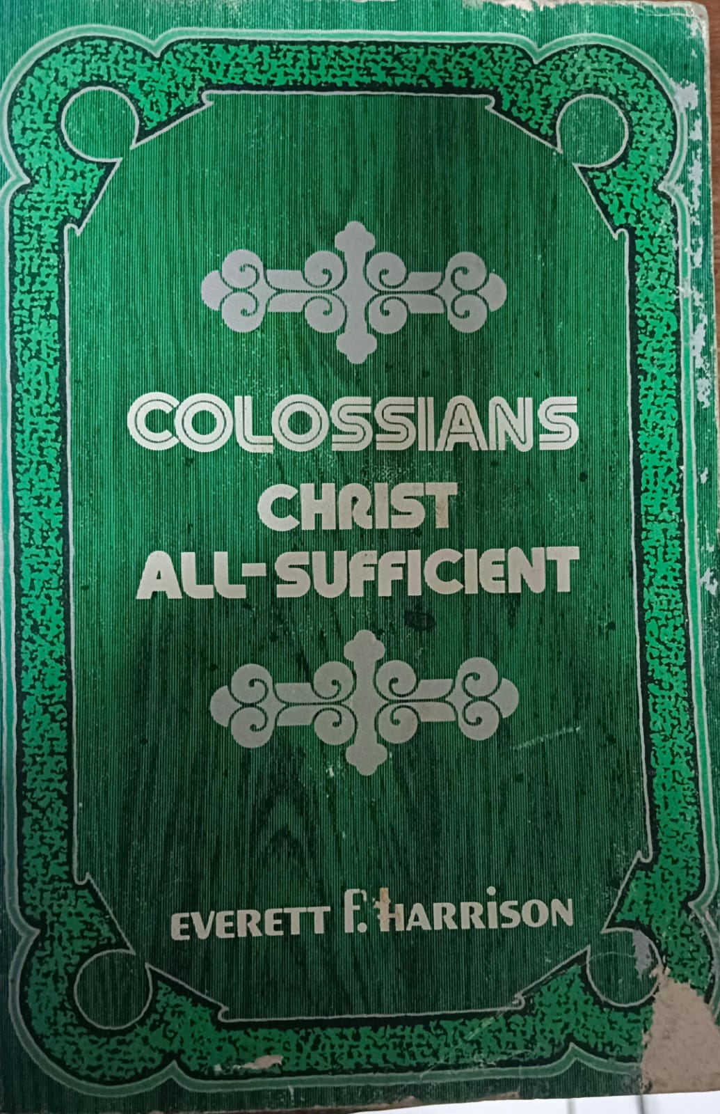 Cover buku COLOSSIANS CHRIST ALL-SUFFIECIENT
