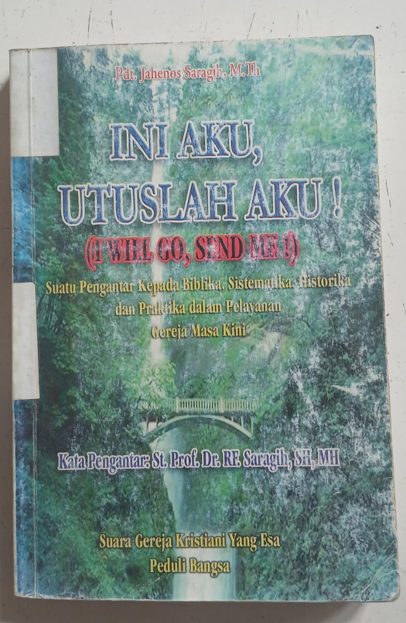 Cover buku INI AKU, UTUSLAH AKU!