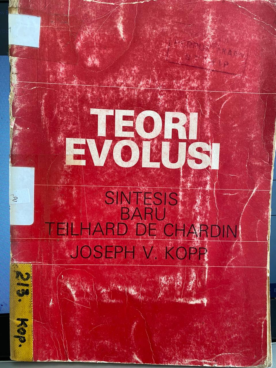 Cover buku Teori Evolusi