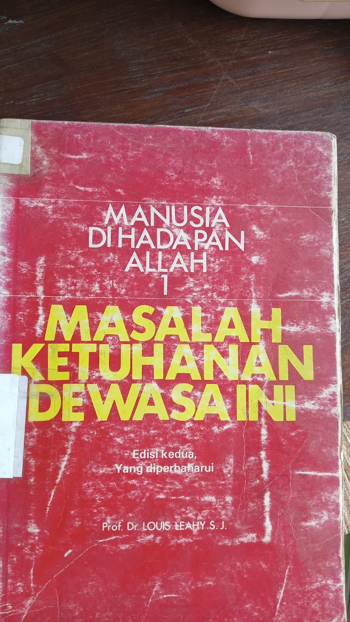 Cover buku Manusia dihadapan Allah 1 masalah ketuhanan dewasa ini
