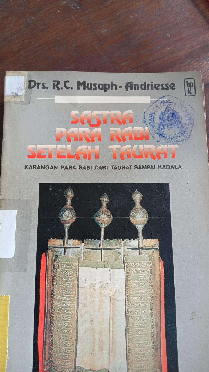 Cover buku Sastra Para Rabi setelah taurat