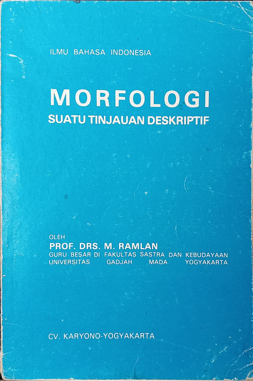 Cover buku MORFOLOGI SUATU TINJAUAN DESKRIPTIF