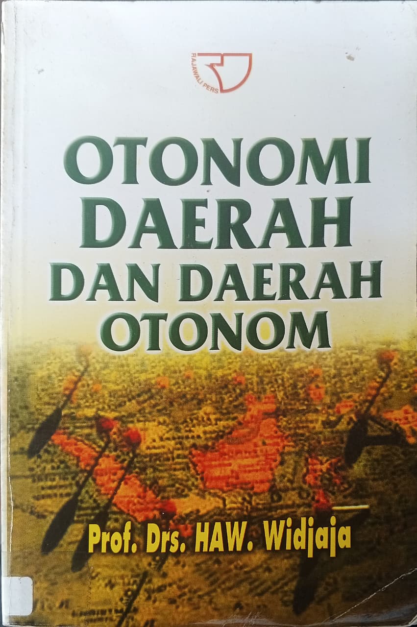 Cover buku OTONOMI DAERAH DAN DAERAH OTONOM