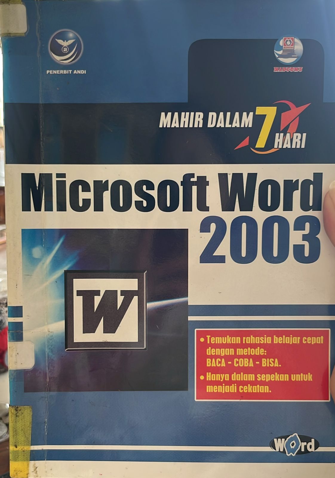 Cover buku Microsoft World 2003
