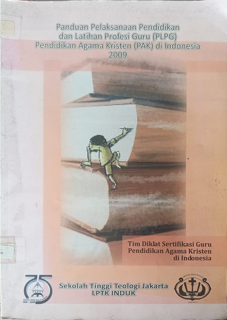 Cover buku Panduan Pelaksanaan Pendidikan dan Latihan Profesi Guru (PLPG)Pendidikan Agama Kristen  (PAK) di Indonesia