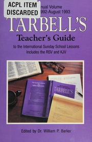 Cover buku Tarbell's Teacher's Guide