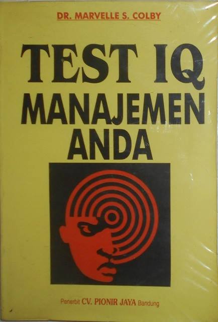 Cover buku Tes IQ Manajemen Anda