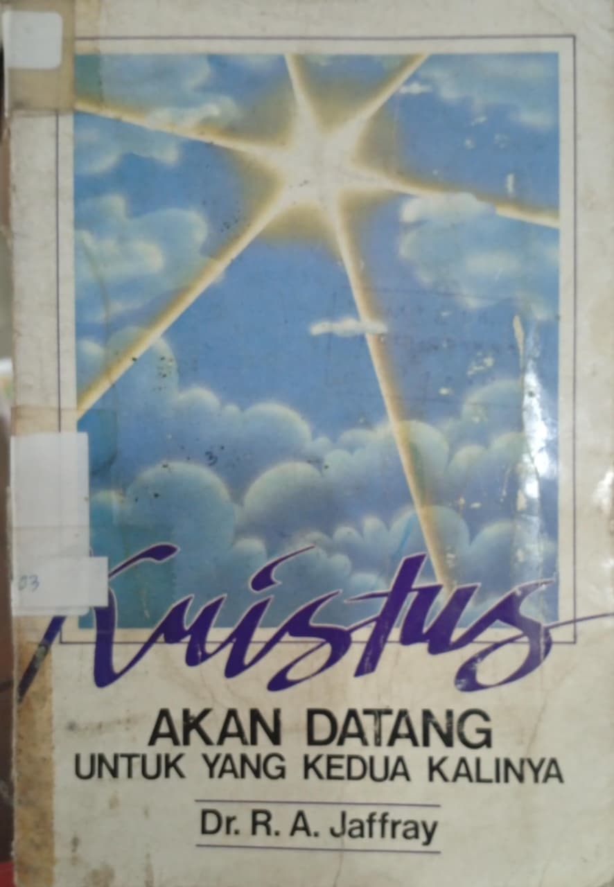 Cover buku Kristus akan datang untuk yang kedua kali nya