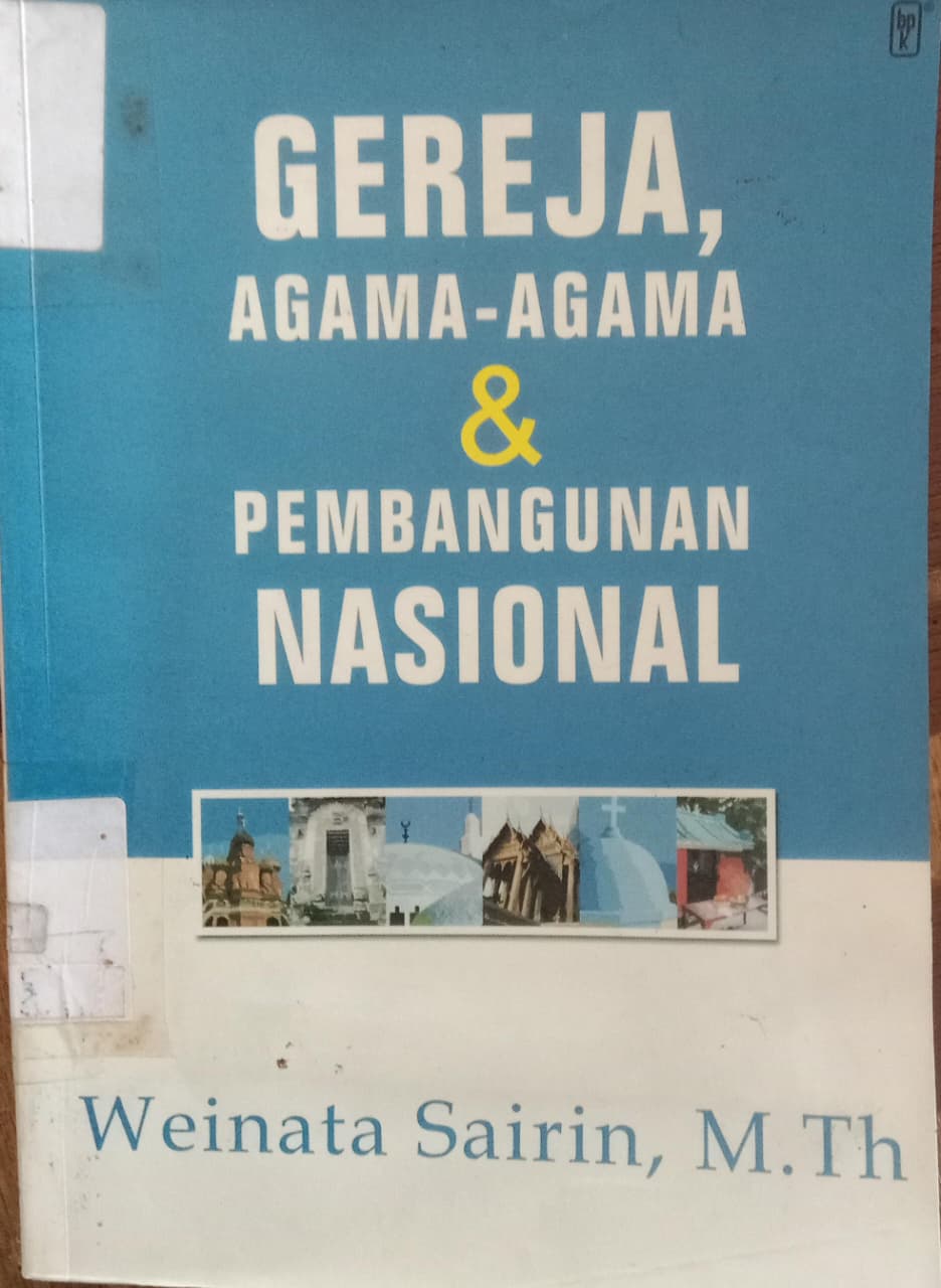 Cover buku GEREJA AGAMA-AGAMA & PEMBANGUNAN NASIONAL