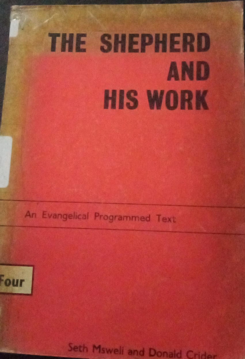 Cover buku THE SHEPHERD AND HIS WORK