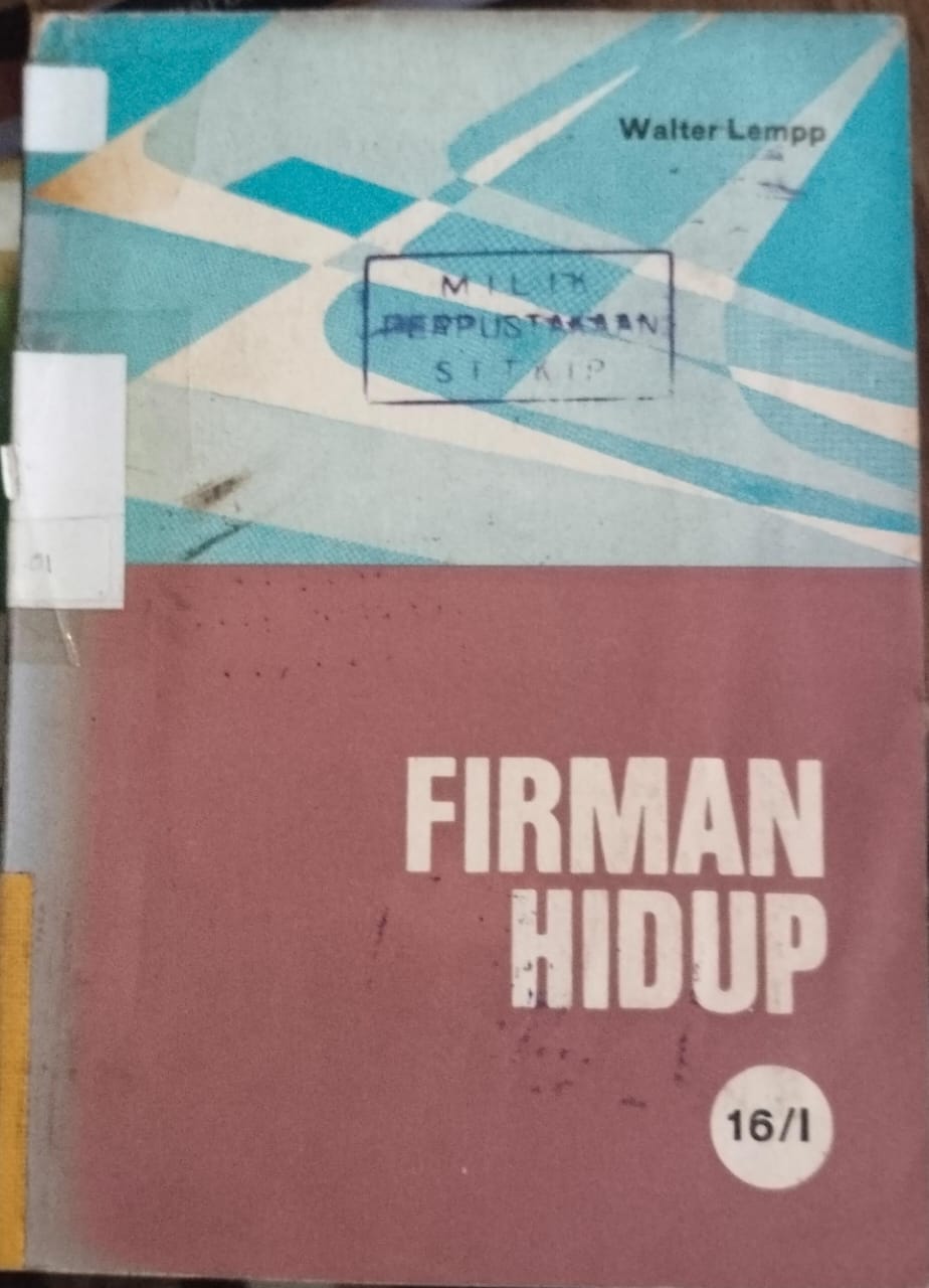 Cover buku firman hidup
