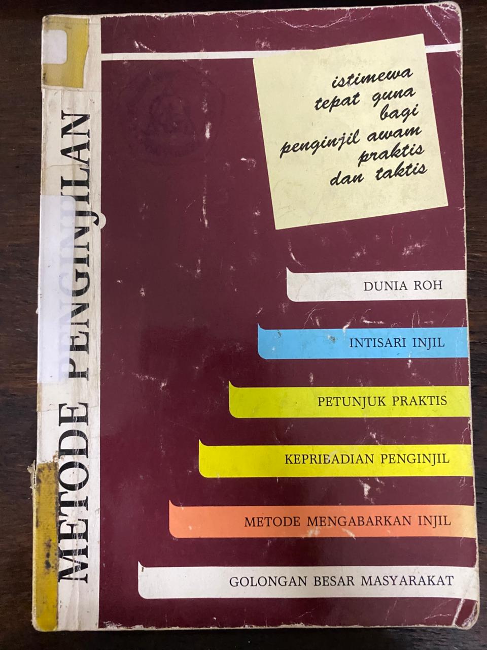 Cover buku Metode Penginjilan