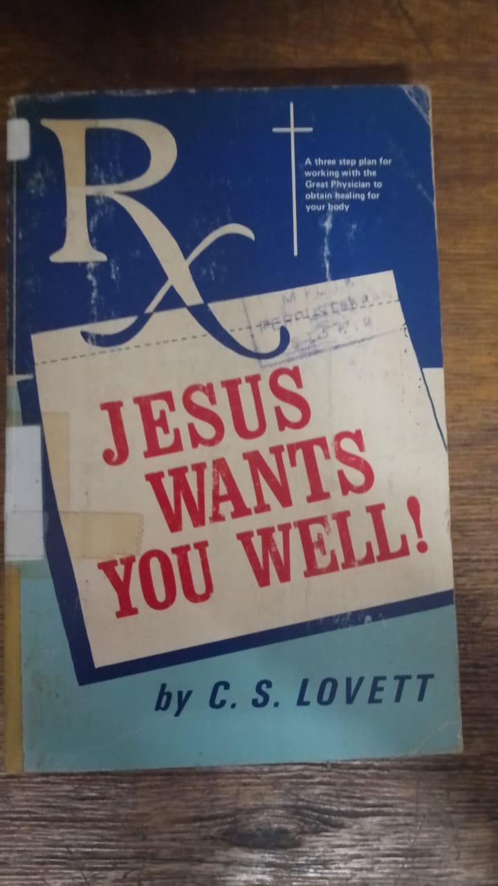 Cover buku JESUS WANTS YOU WELL!