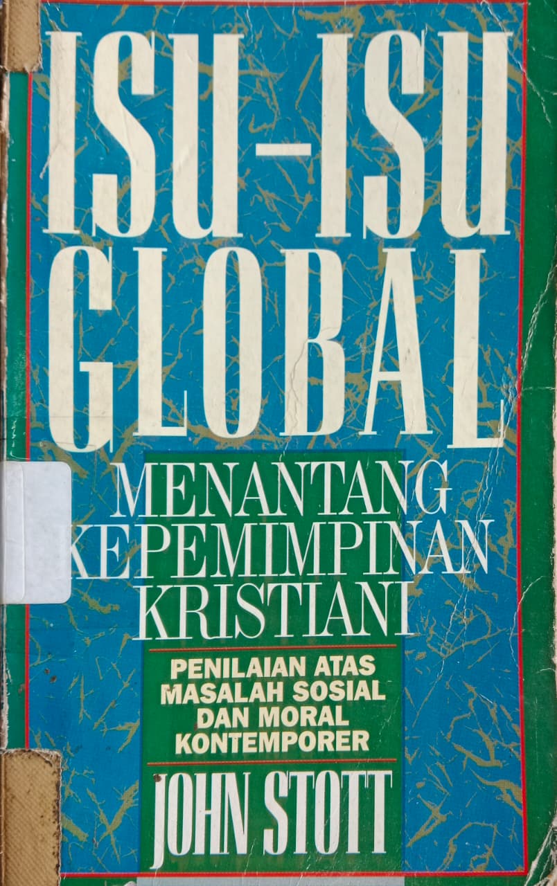 Cover buku ISU-ISU GLOBAL MENANTANG KEPEMIMPINAN KRISTIANI