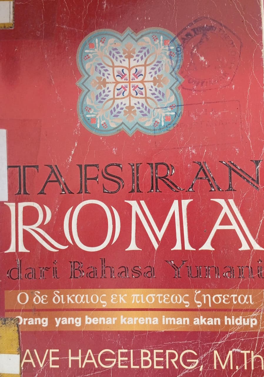 Cover buku Tafsiran Roma dari bahasa Yunani
