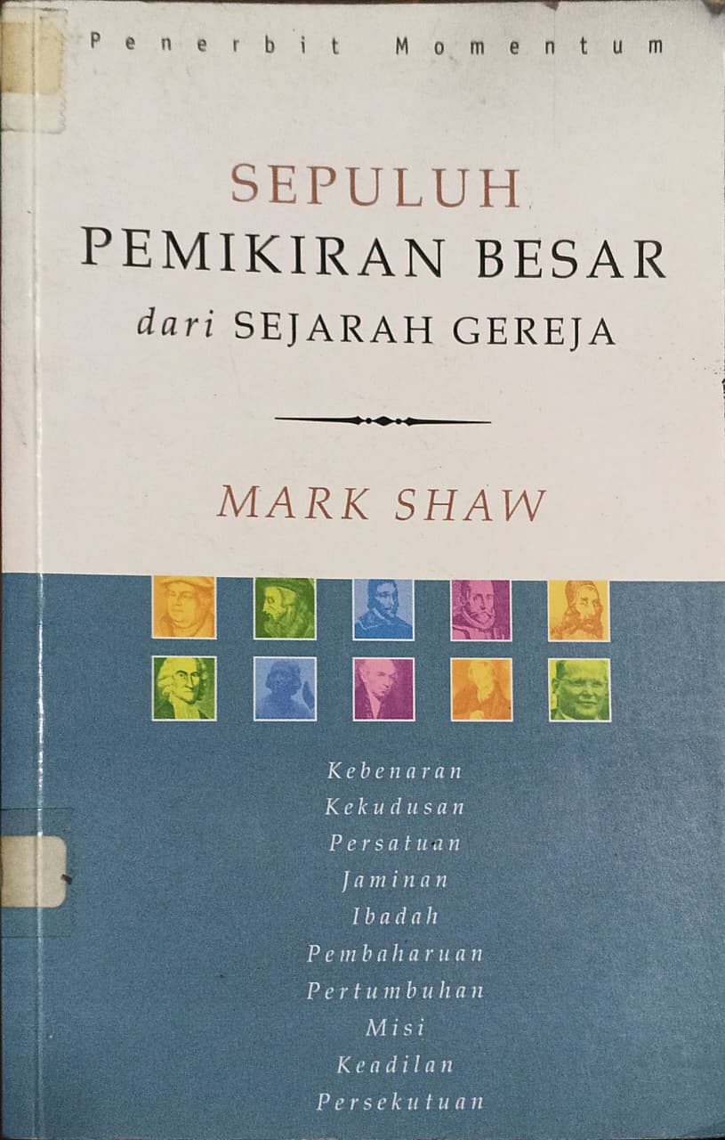 Cover buku SEPULUH PEMIKIRAN BESAR dari SEJARAH GEREJA