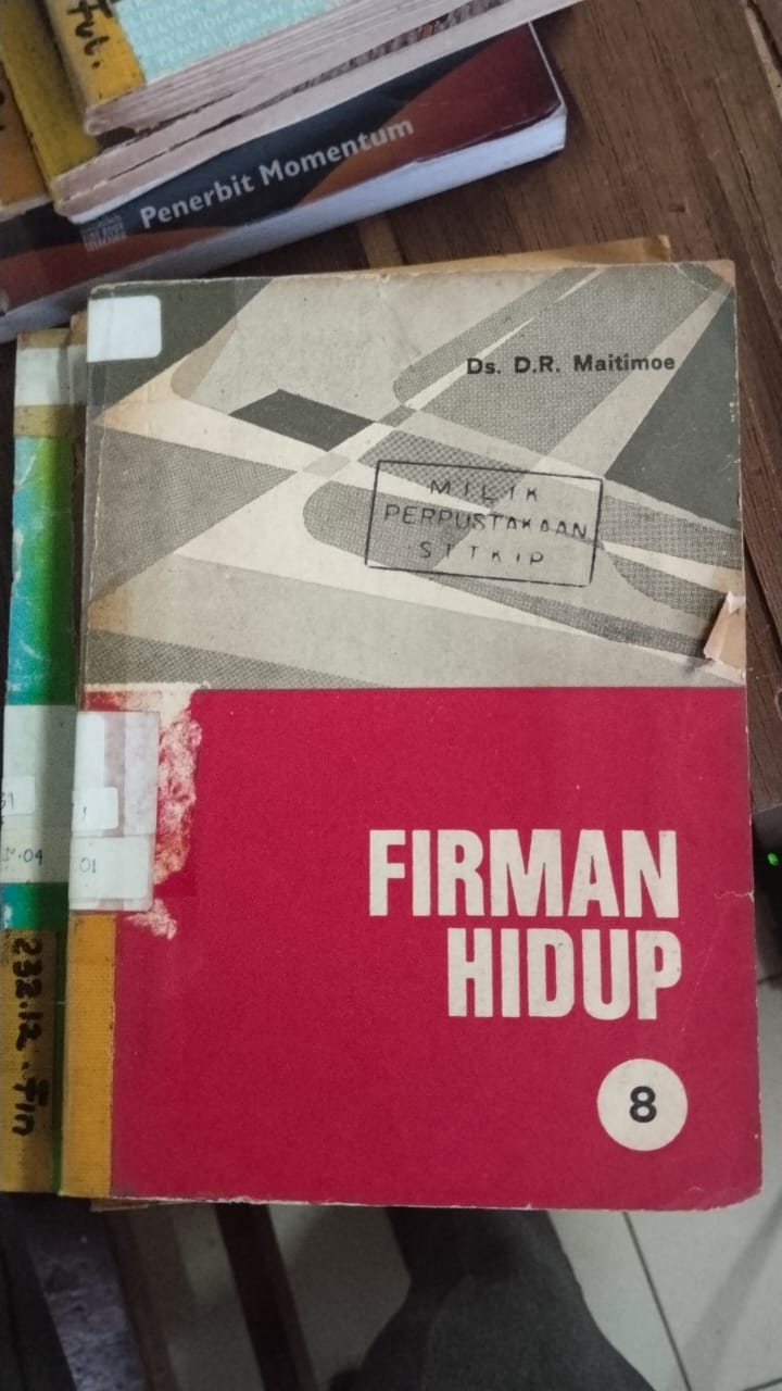 Cover buku FIRMAN HIDUP