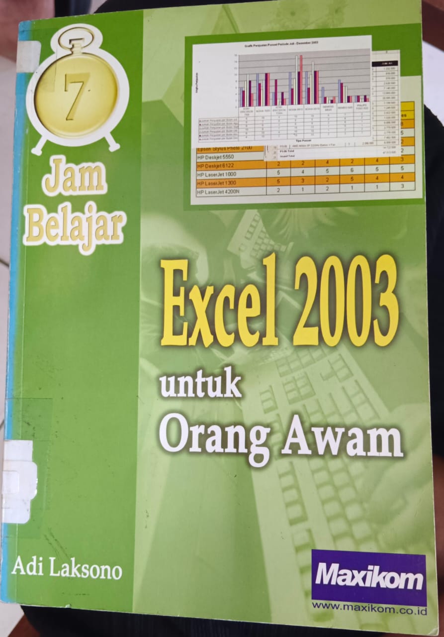 Cover buku Exel 2003 untuk Orang Awam