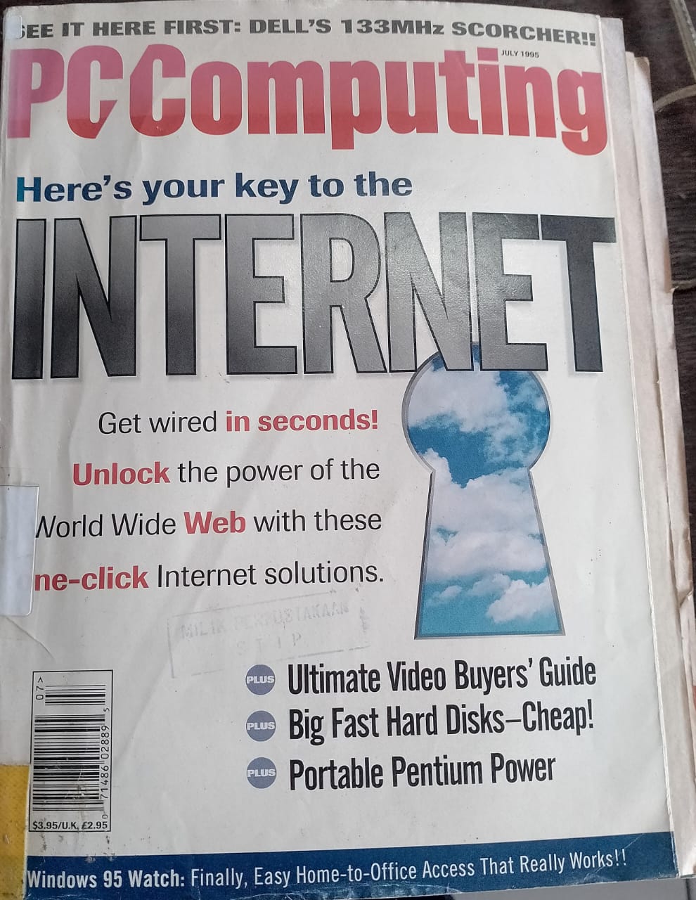 Cover buku PC COMPUTING HERE YOUR KEY TO THE INTERNET