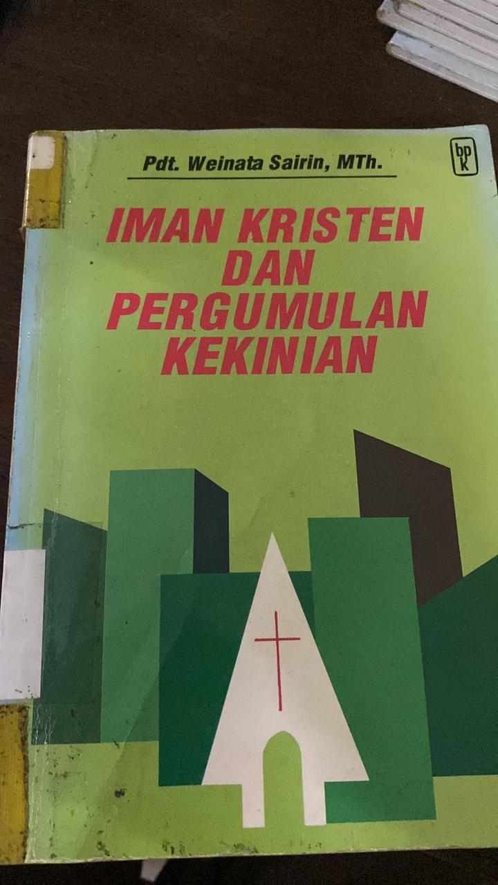 Cover buku Iman kristen dan pergumulan kekinian