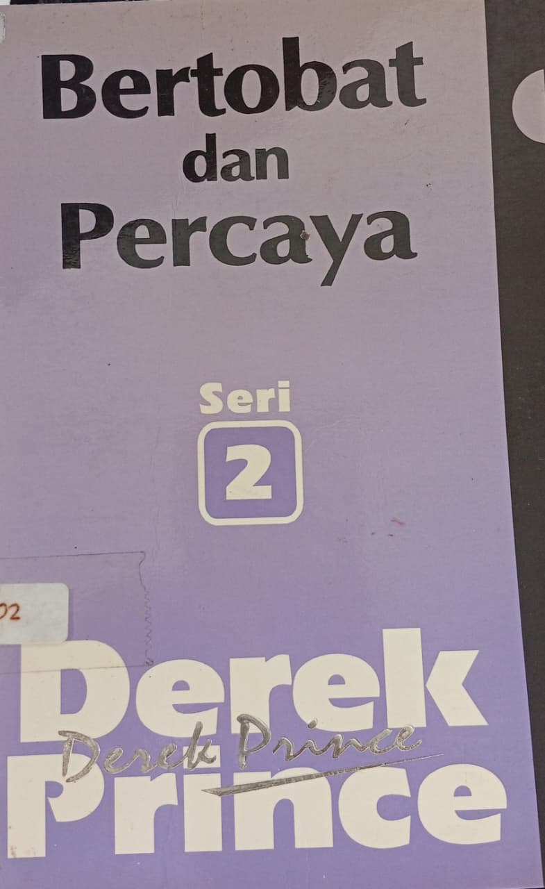 Cover buku Bertobat dan percaya