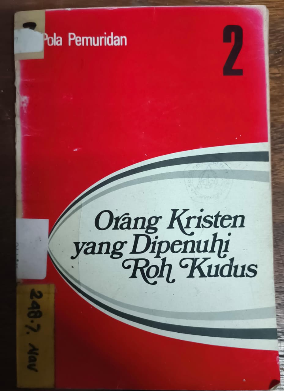 Cover buku Orang Kristen yang Dipenuhi Roh Kudus