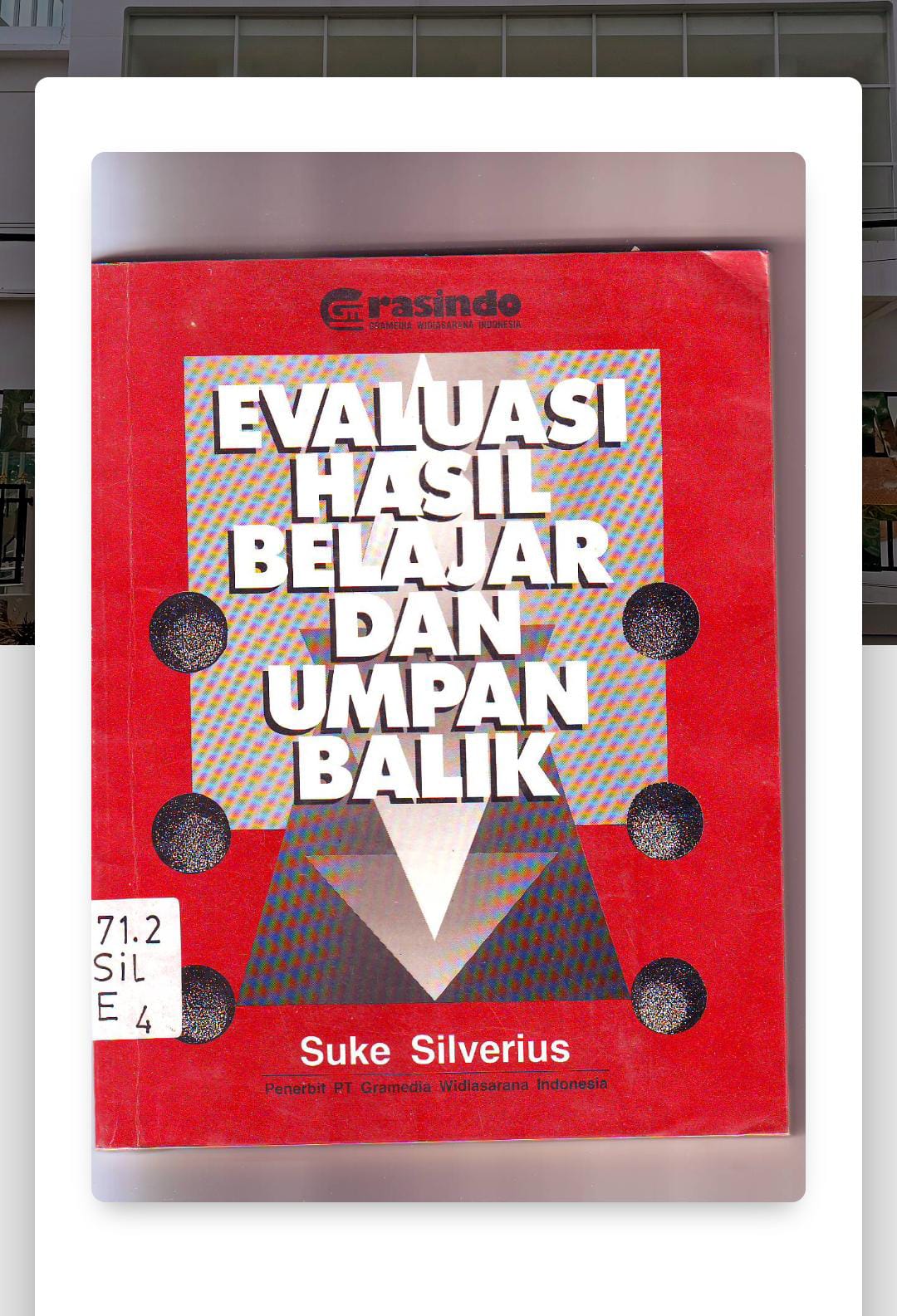 Cover buku Evaluasi Hasil Belajar Dan Umpan Balik
