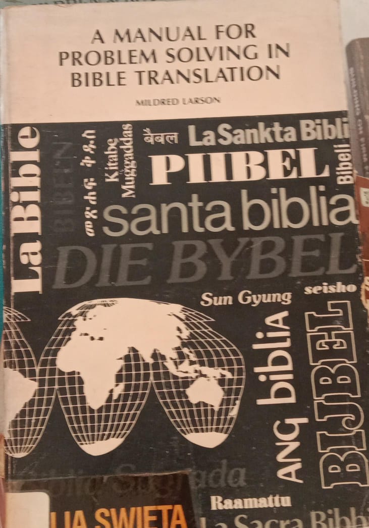 Cover buku A MANUAL FOR PROBLEM SOLVING IN BIBLE TRASLATION