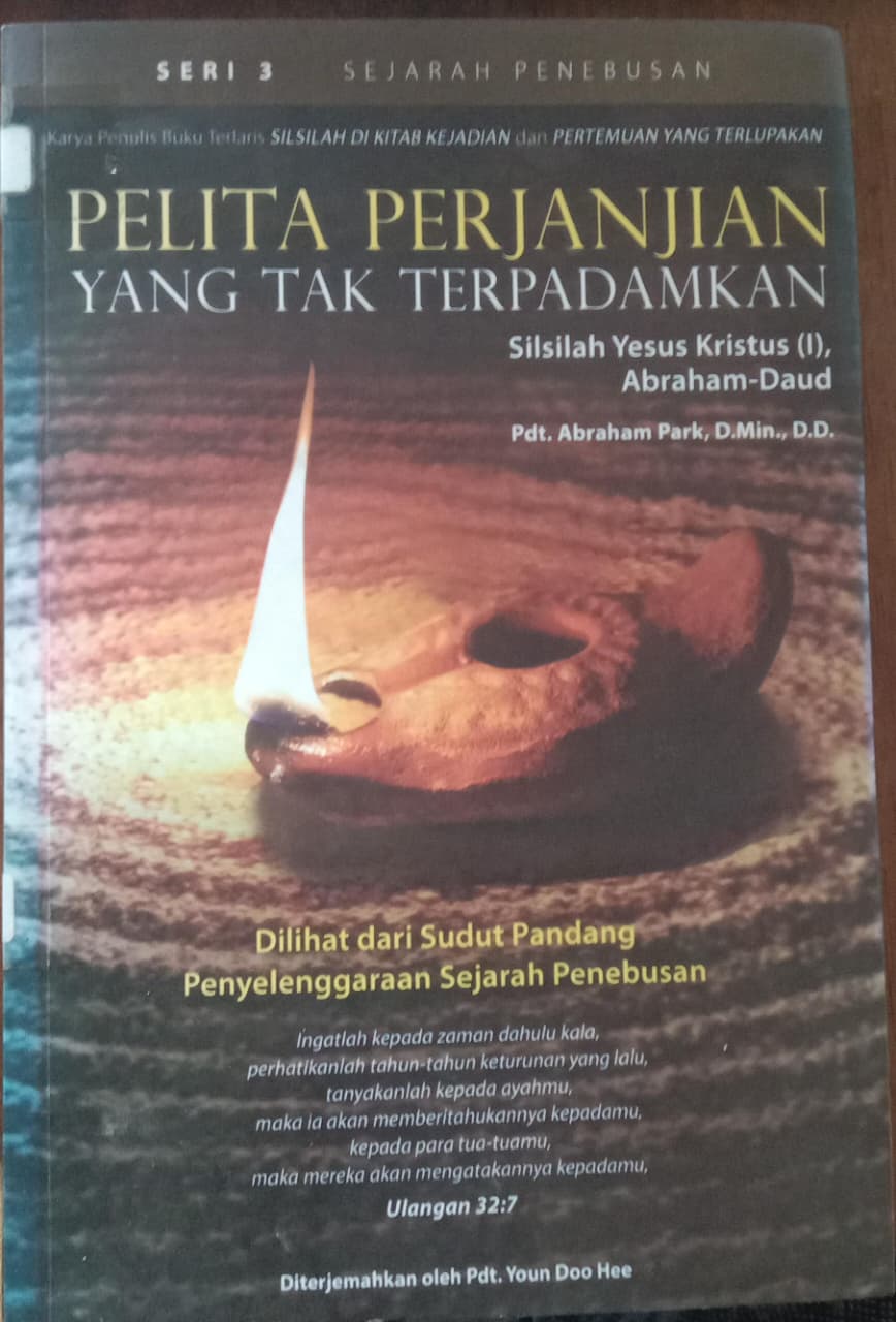 Cover buku Pelita Perjanjian Yang Tak Terpadamkan
