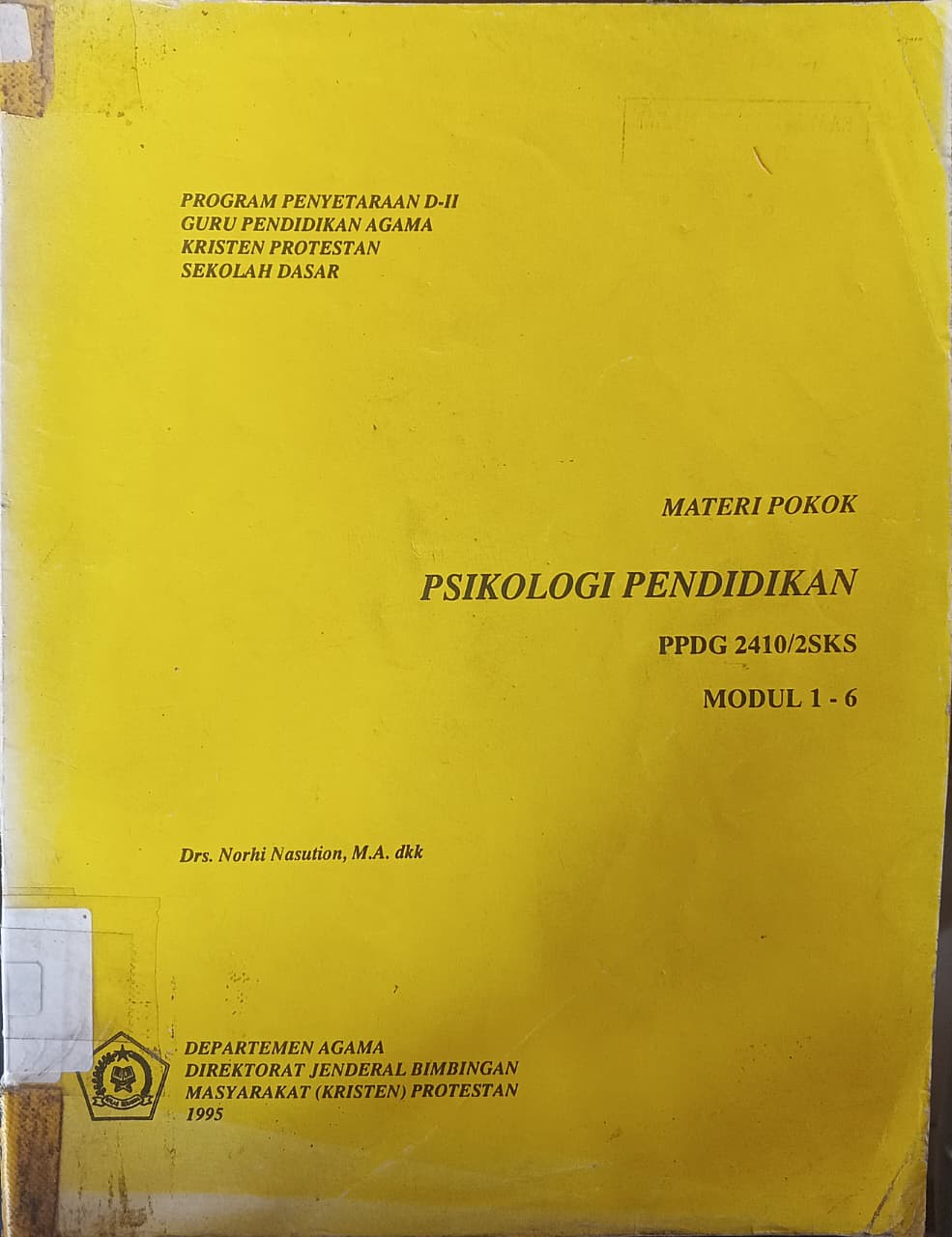 Cover buku PISIKOLOGI PENDIDIKAN