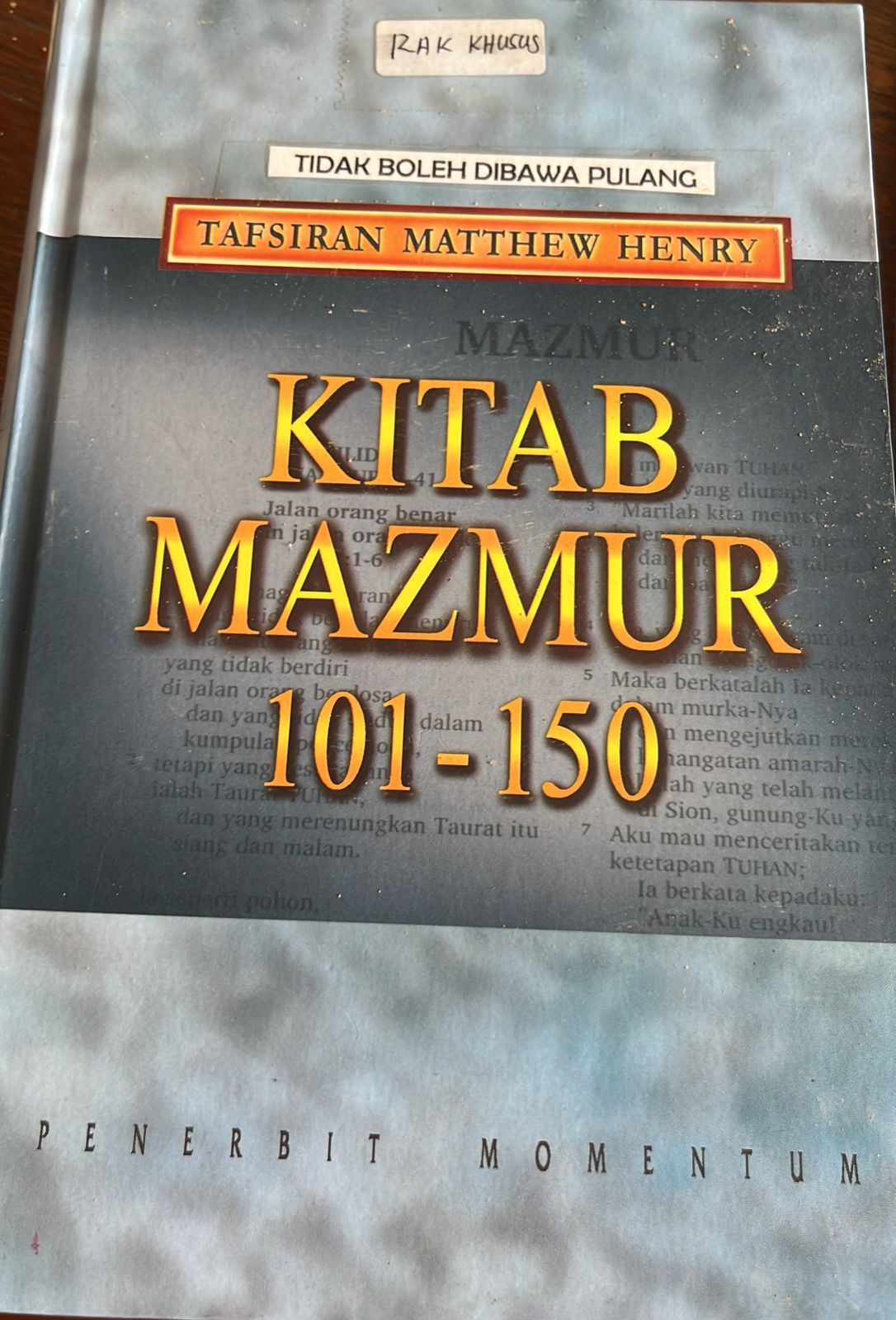 Cover buku KITAB MAZMUR 101-150