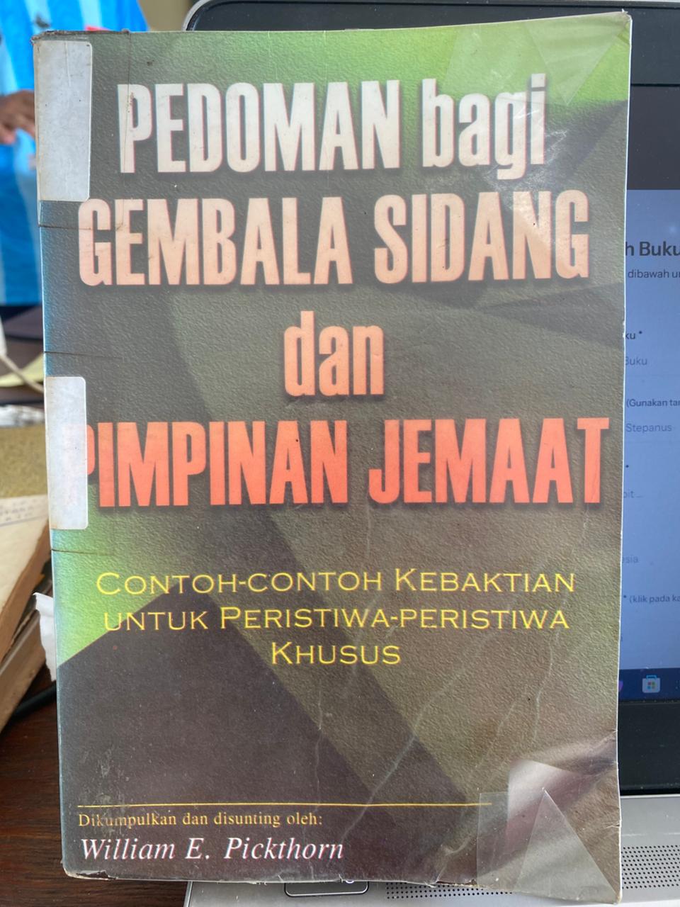 Cover buku Pedoman Bagi Gembala Sidang Dan Pimpinan Jemaat