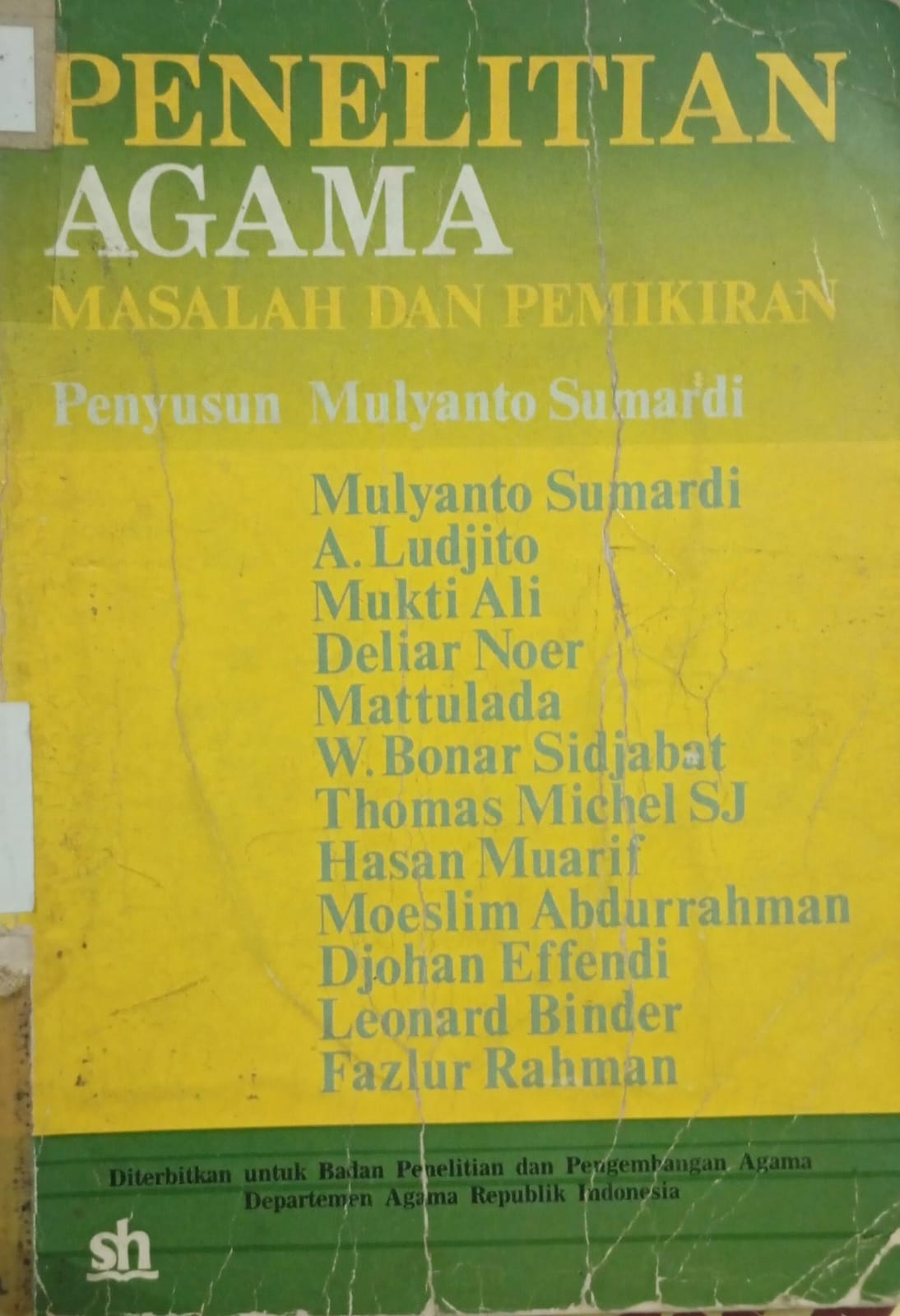 Cover buku Penelitian agama masalah dan pemikiran