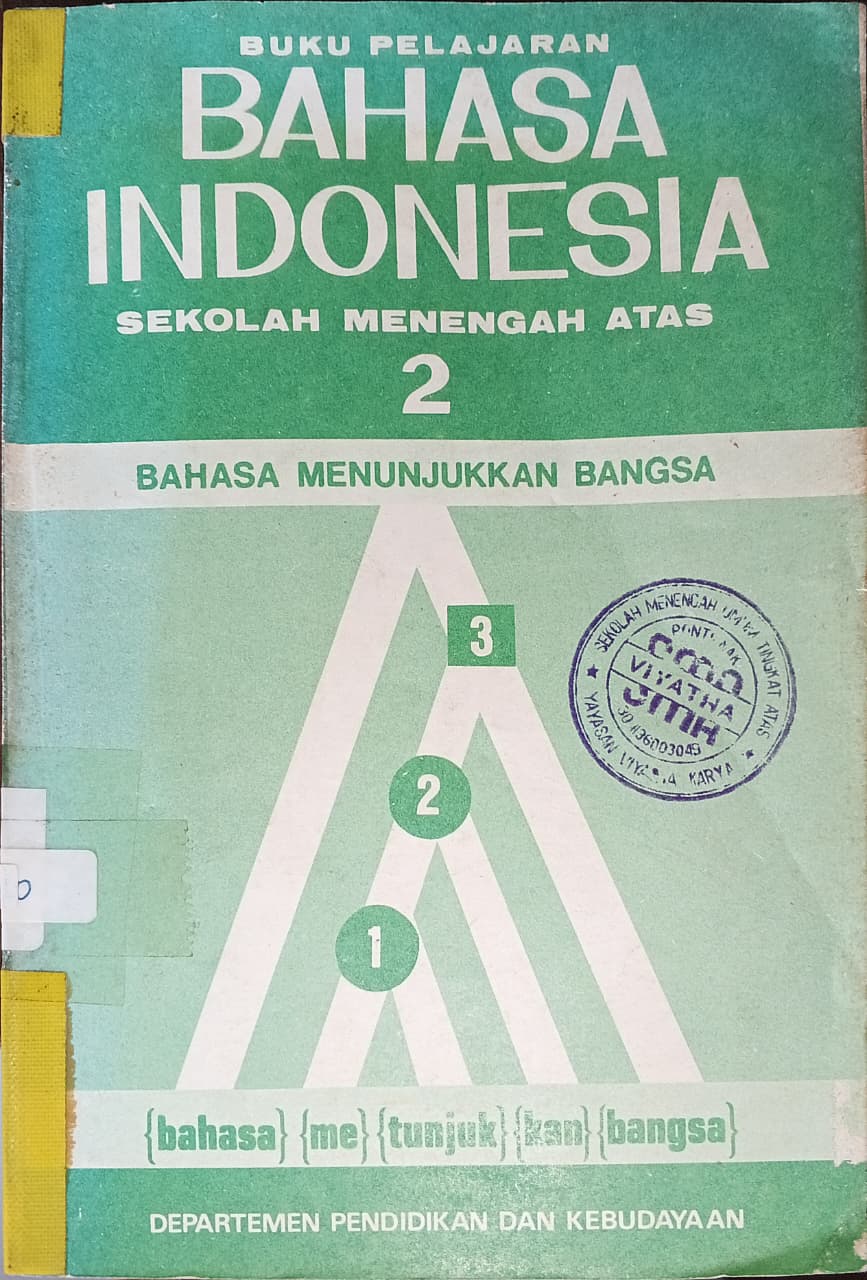Cover buku BUKI PELAJARAN BAHASA INDONESIA SEKOLAH MENENGAH ATAS 2