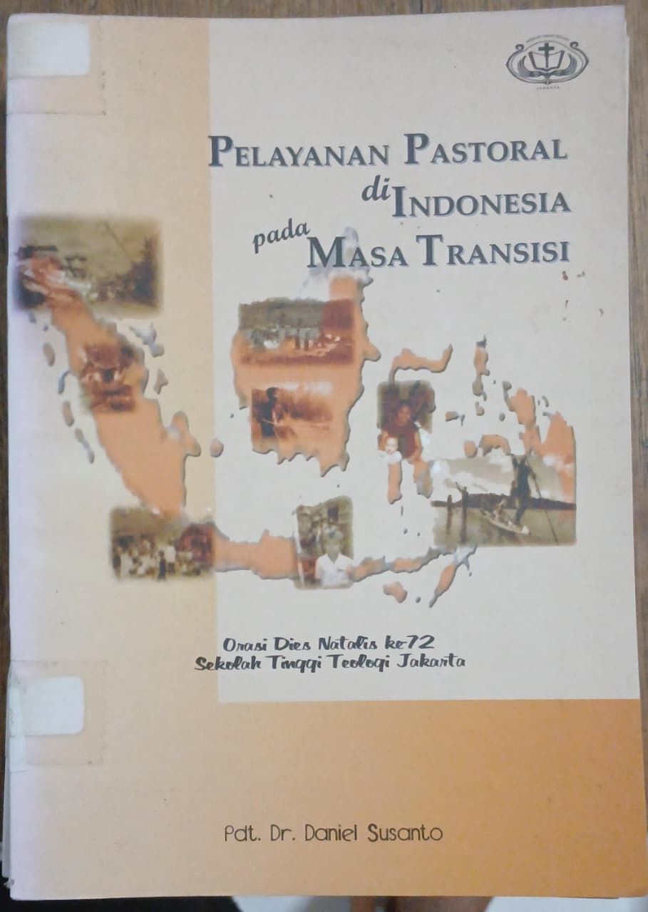 Cover buku PELAYANAN PASTORAL DI INDONESIA  PADA MASA TRANSISI