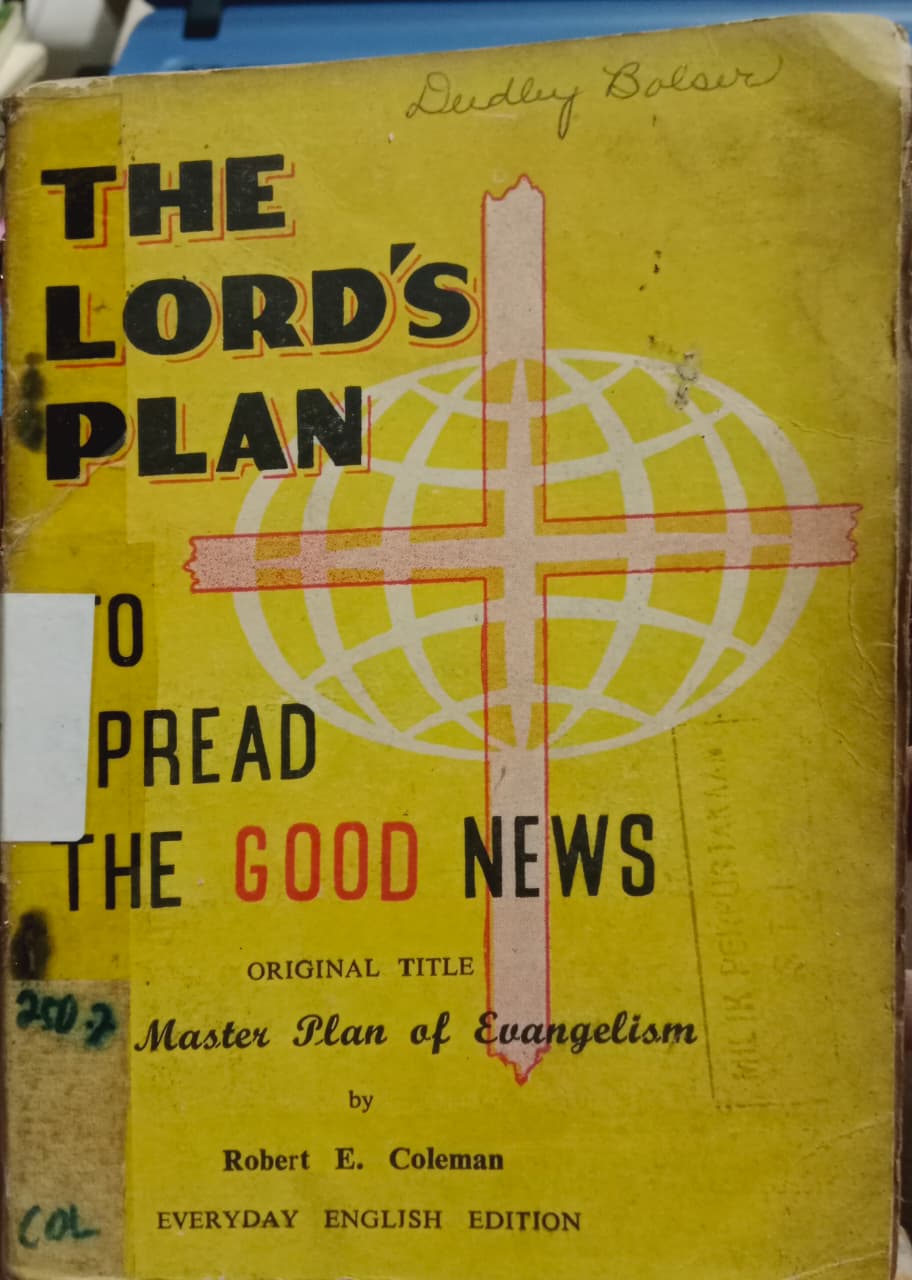 Cover buku THE LORD'S PLAN