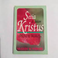Cover buku Setia di Dalam Kristus