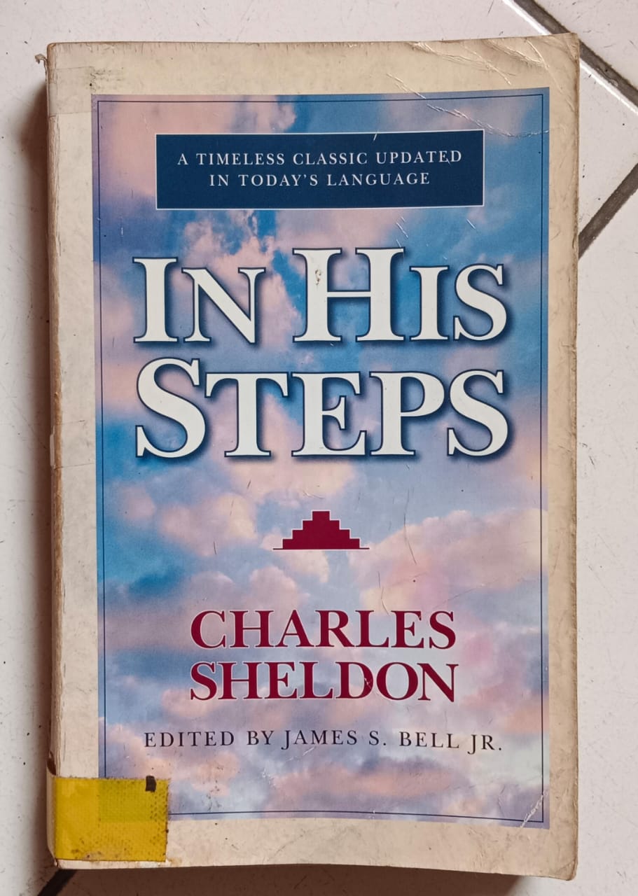 Cover buku IN HIS STEPS