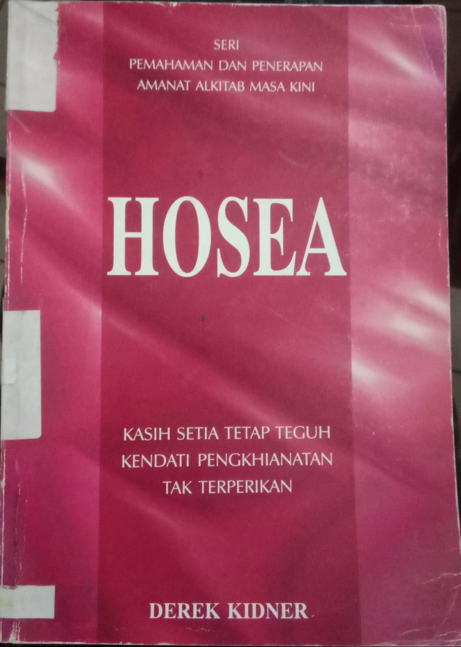Cover buku SERI PEMAHAMAN DAN PENERAPAN AMANAT ALKITAB MASA KINI HOSEA