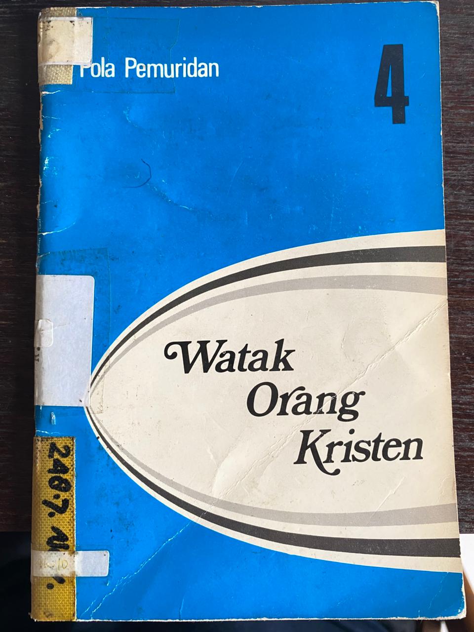 Cover buku Watak Orang Kristen