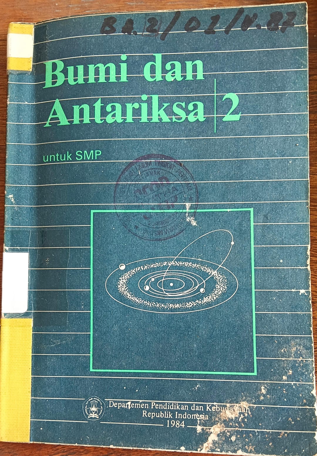 Cover buku Bumi dan Antariksa 2 untuk SMP
