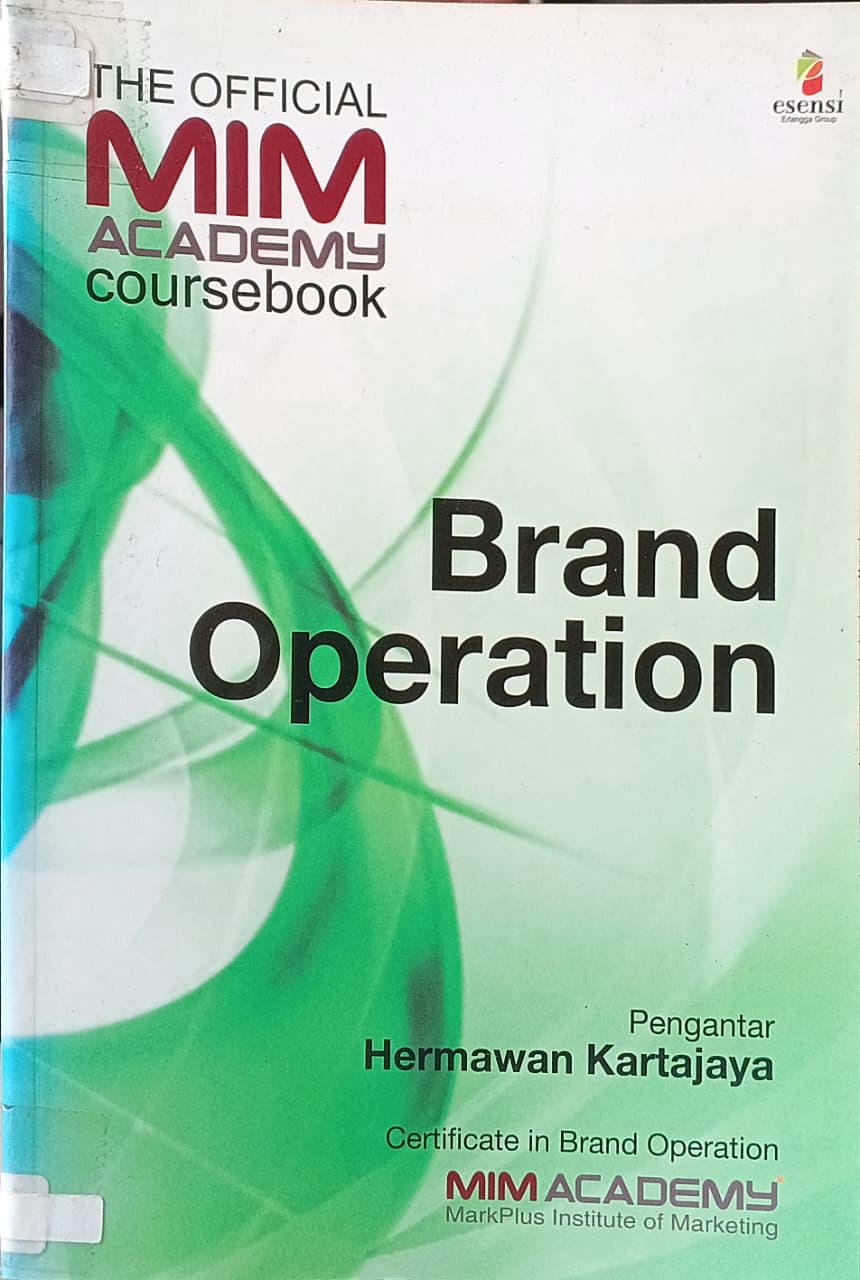 Cover buku Brand Oparation