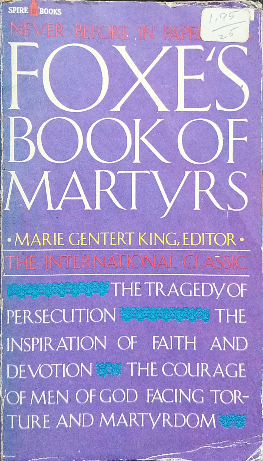Cover buku FOXE'S BOOK OF MARTYRS
