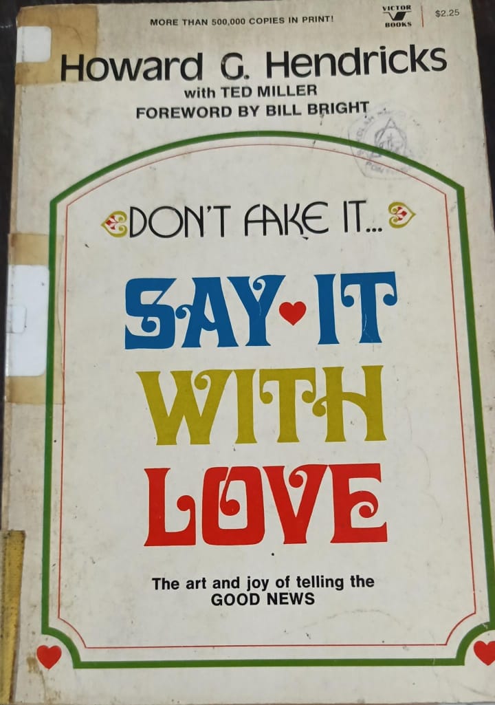 Cover buku Don't fake It Say It With Love