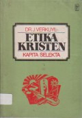 Cover buku ETIKA KRISTEN KAPITA SELEKTA