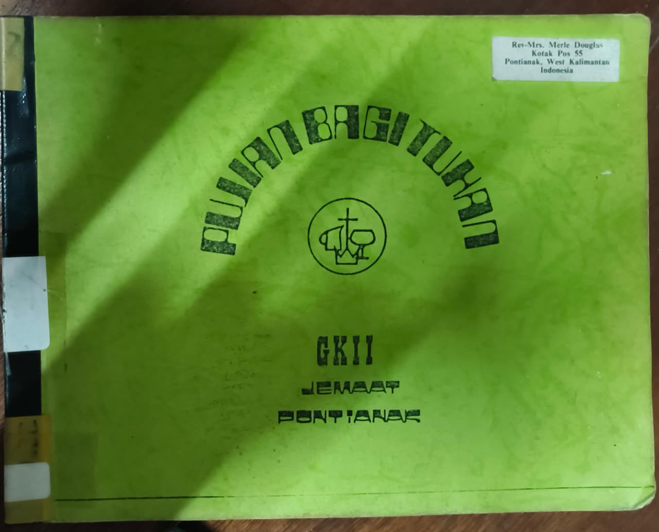 Cover buku Pujian Bagi Tuhan GKII Jemaat Pontianak