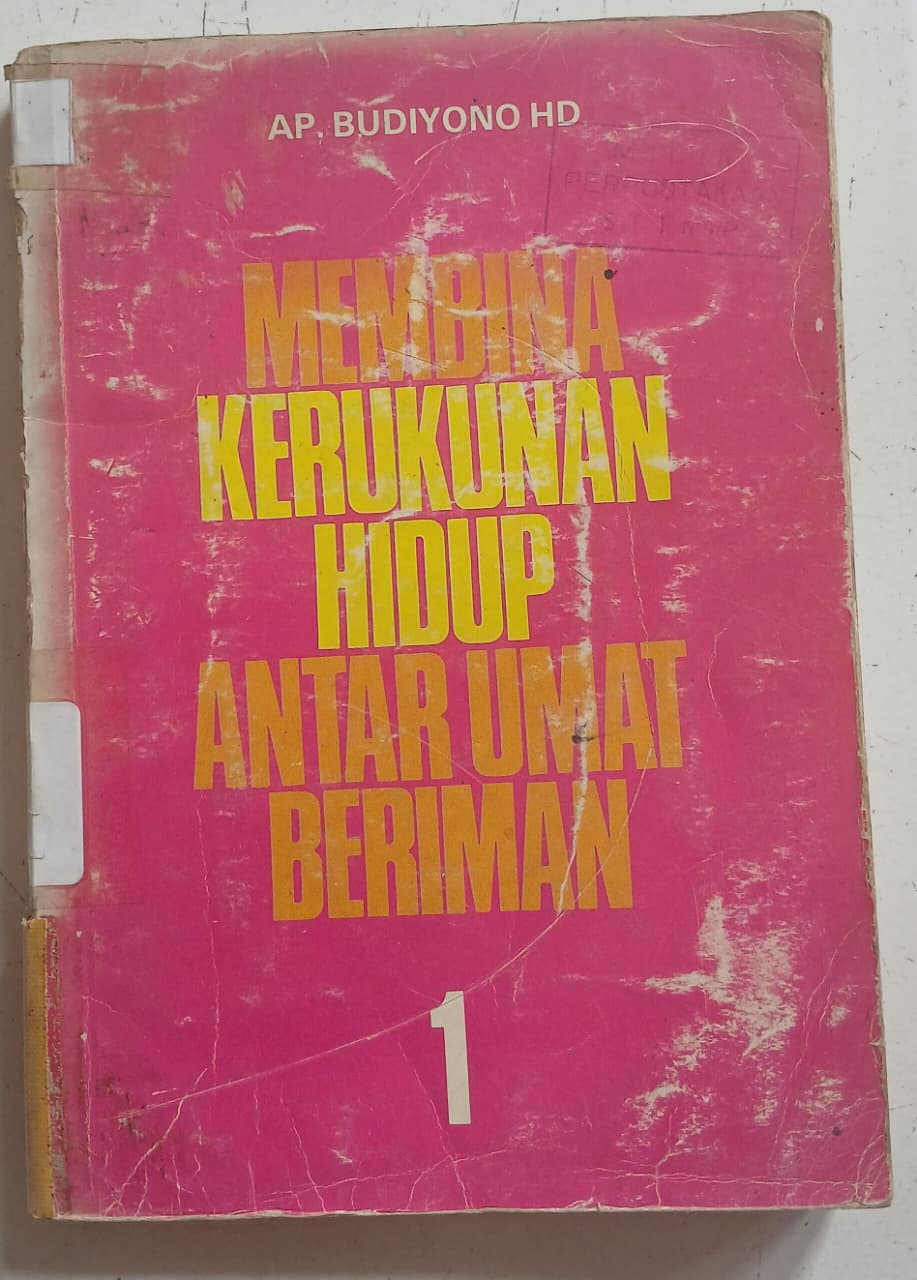 Cover buku MEMBINA KERUKUNAN HIDUP ANTAR UMAT BERIMAN 1