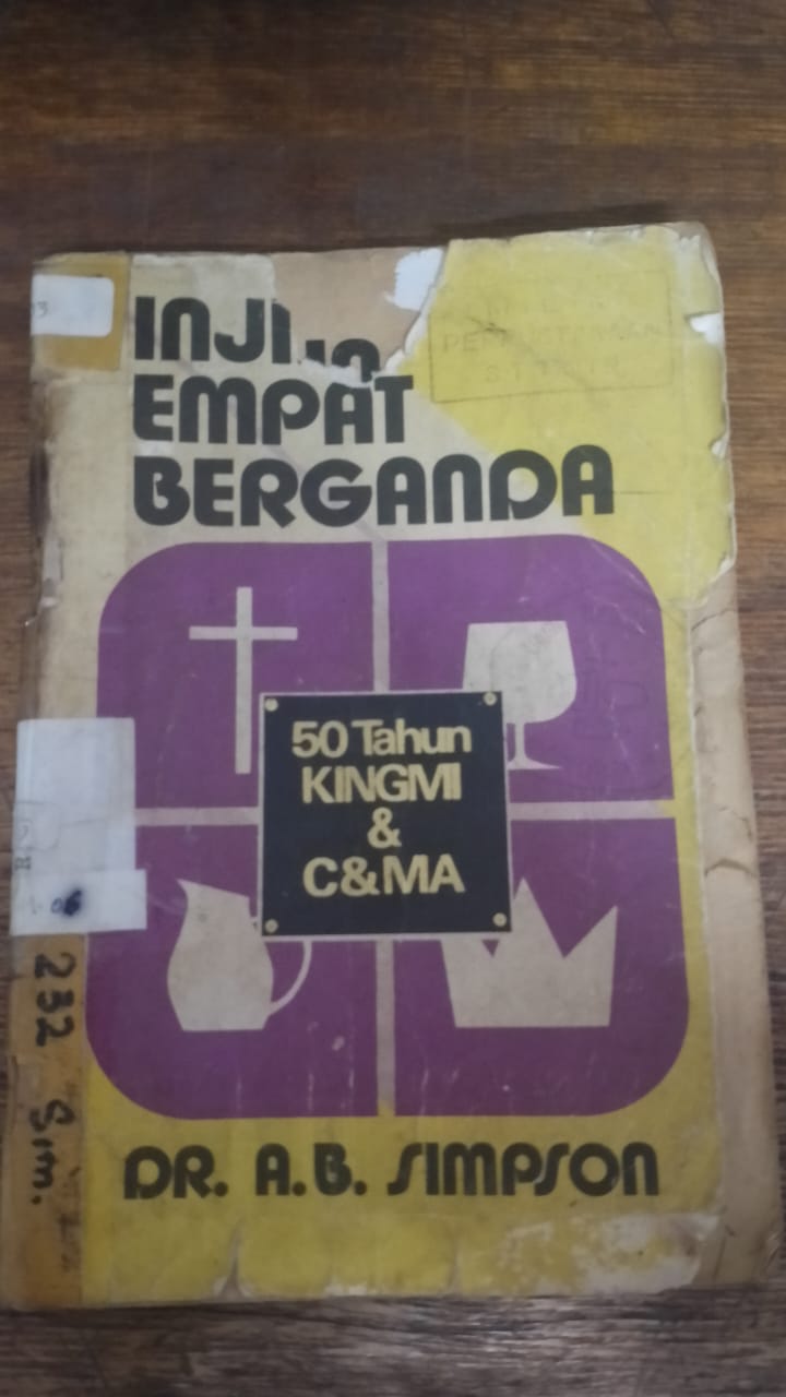 Cover buku INJIL EMPAT BERGANDA