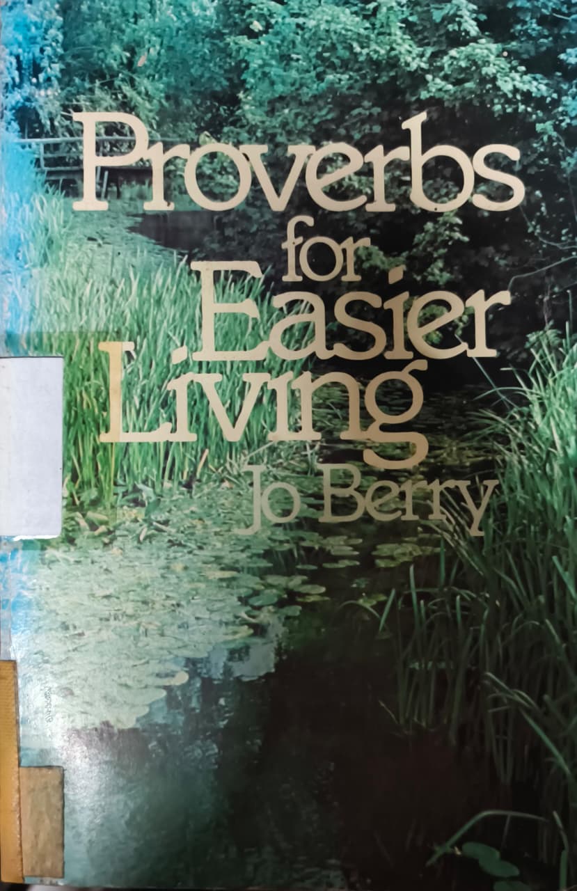 Cover buku Proverbs for Easier Living